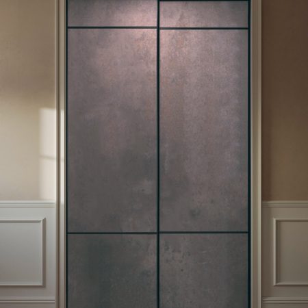 Двери-купе ЛДСП 2 шт + 2 горизонтальный делитель