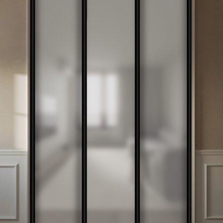 Двери купе стекло Сатин