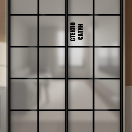 Двери купе стекло Сатин 2 шт составные