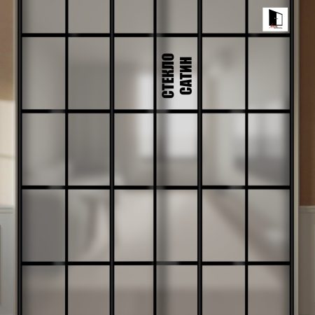 Двери купе стекло сатин 3 шт составные