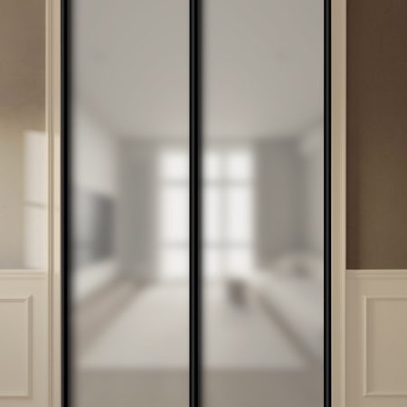 Двери купе стекло Сатин 2 шт