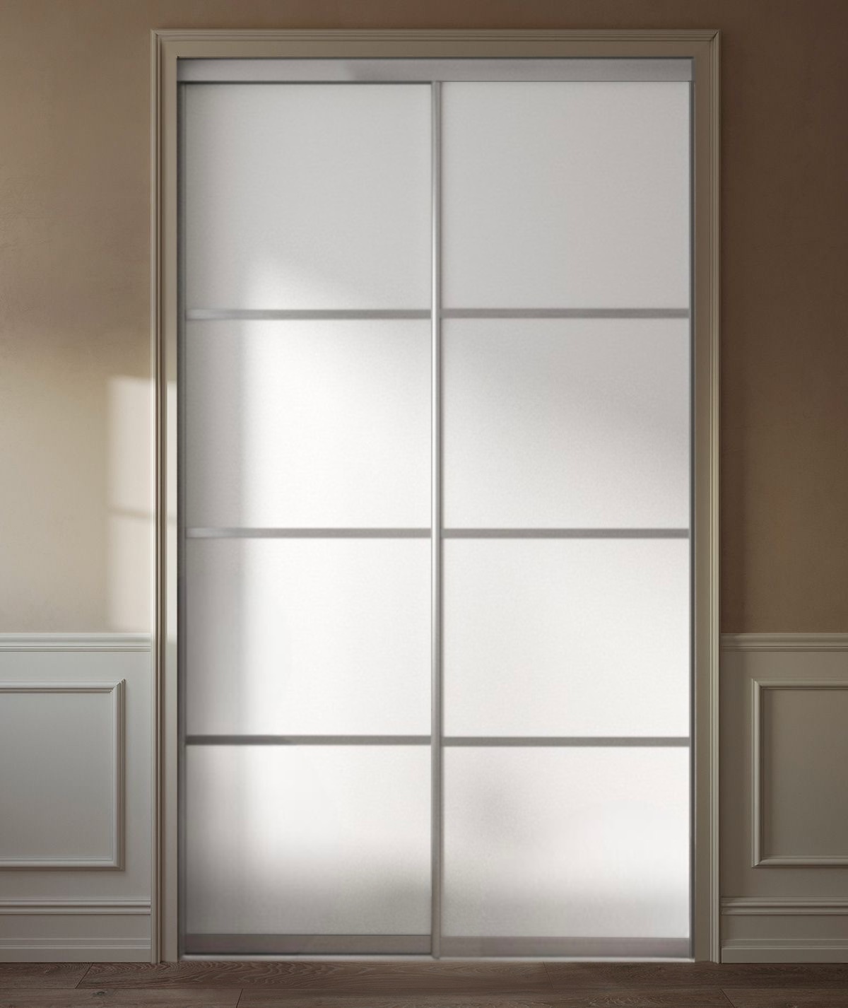 Двери-купе ЛДСП 2 шт + 3 делителя